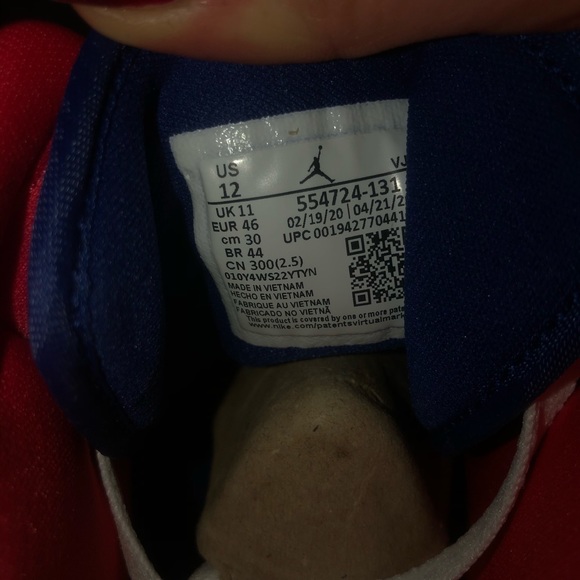 AIR JORDAN 1 MID GS "ROYAL BLUE LASER ORANGE" - Picture 6 of 6